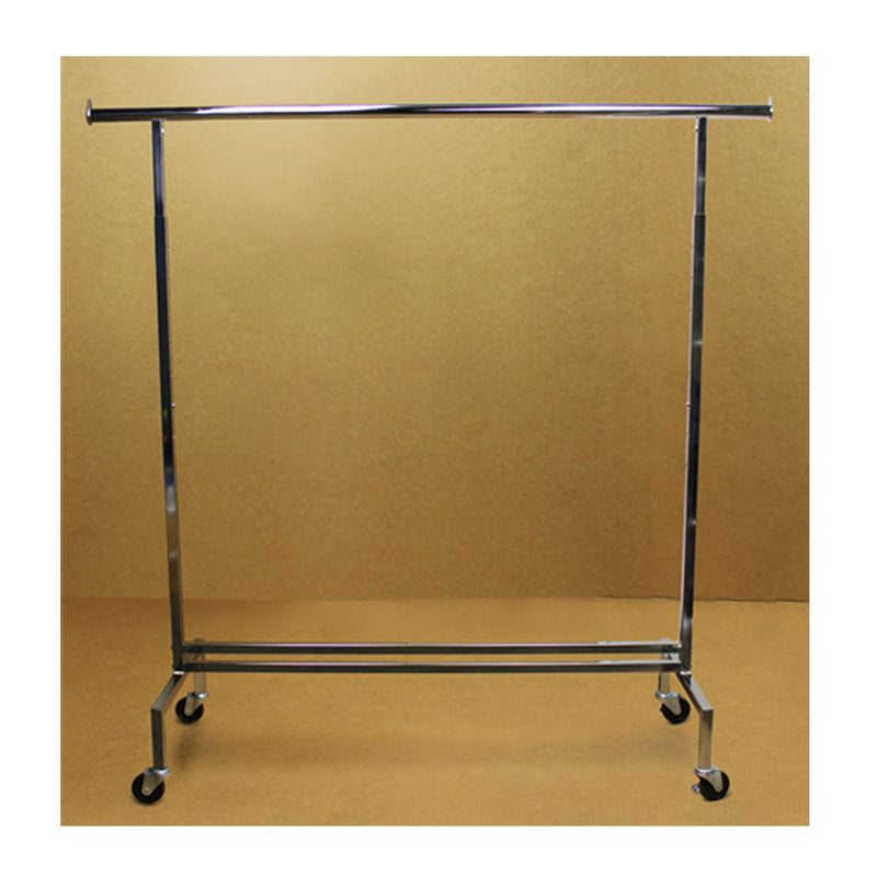 Single Bar Adjustable Clothes Rack Garmen Display Clothes Hanger Retail