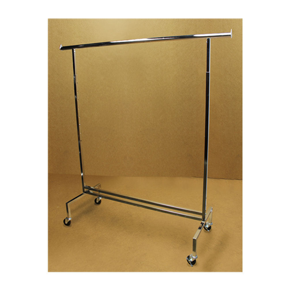 Single Bar Adjustable Clothes Rack Garmen Display Clothes Hanger Retail