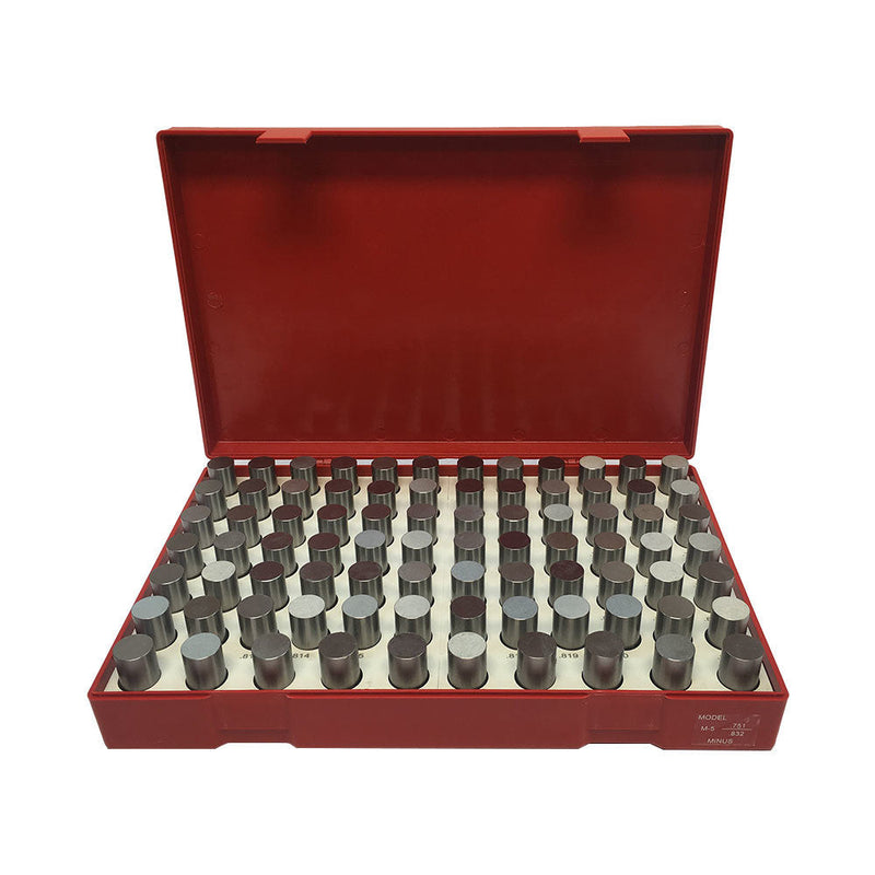 82 Pc .751 - .832'' M5 MINUS Steel Pin Gage Set Gauage Metal Puncher Punch