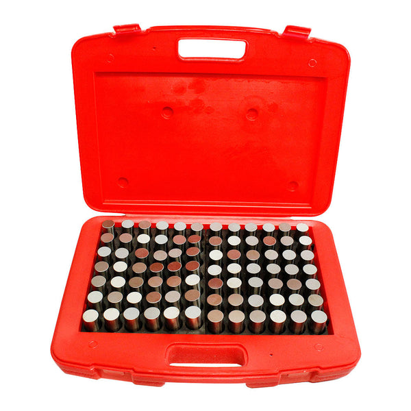 84 Pc Plus 0.833 - 0.916'' M6 Steel Pin Gage Set Gauge Set Metal Steel Plug