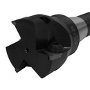 90 Degree 2'' x R8 Shank Indexable End Mill 3 TPG322 Inserts Milling Lathe Lathing