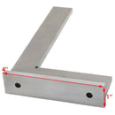 90 Degree Wide Base 6'' x 4" Machinists Squares Steel Bevel Edge