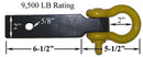 9500LB SHACKLE Clevis Recovery D Ring 2 Hitch Receiver