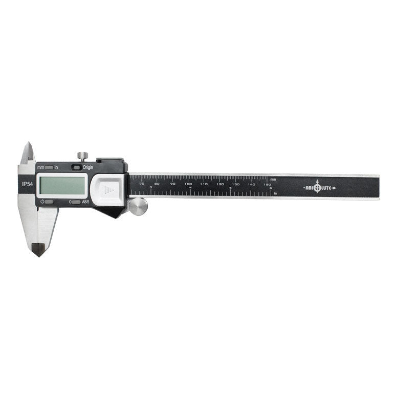 Absolute Origin Caliper 6"-150 mm Digital Calipers IP54 Stainless Steel Measure Rule