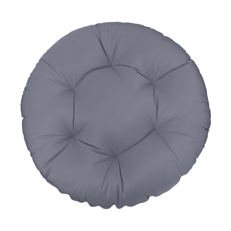 AD001 44" x 6" Round Papasan Ottoman Cushion 10 Lbs Fiberfill Polyester Replacement Pillow Floor Seat Swing Chair Outdoor-Indoor