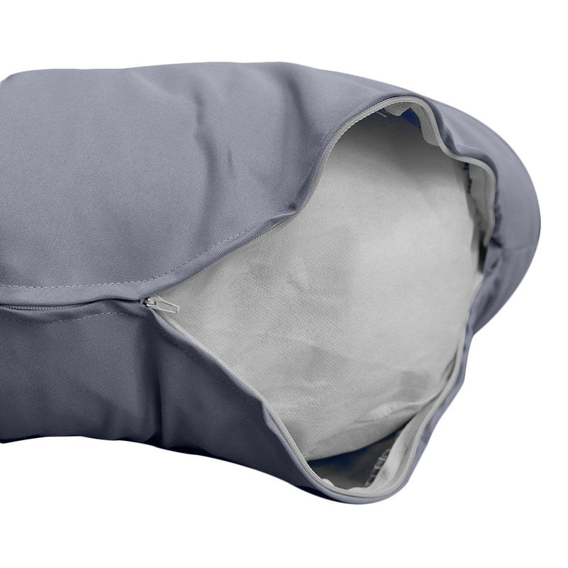 AD001 44" x 6" Round Papasan Ottoman Cushion 10 Lbs Fiberfill Polyester Replacement Pillow Floor Seat Swing Chair Outdoor-Indoor