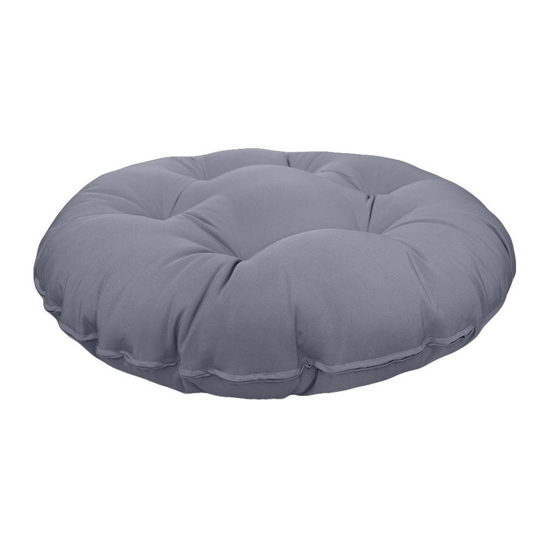 AD001 44" x 6" Round Papasan Ottoman Cushion 10 Lbs Fiberfill Polyester Replacement Pillow Floor Seat Swing Chair Outdoor-Indoor