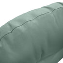 Papasan cushion with zippered cover showing inner filling