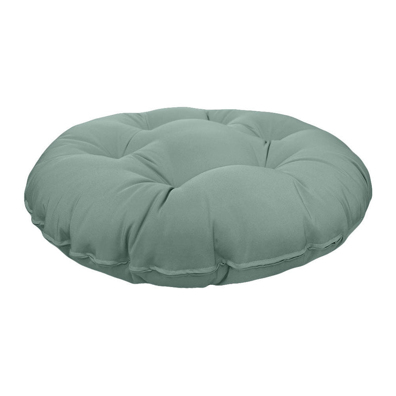 AD002 48" x 6" Round Papasan Ottoman Cushion 12 Lbs Fiberfill Polyester Replacement Pillow Floor Seat Swing Chair Outdoor-Indoor