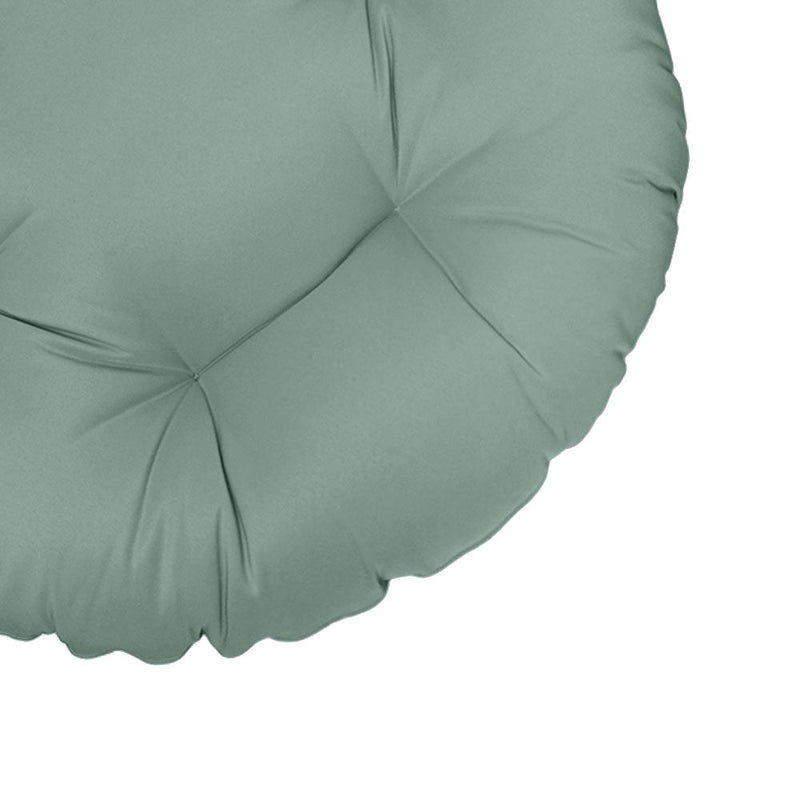 AD002 48" x 6" Round Papasan Ottoman Cushion 12 Lbs Fiberfill Polyester Replacement Pillow Floor Seat Swing Chair Outdoor-Indoor