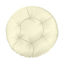 Ground papasan chair cushion, 6-inch thick, tufted design for indoor and outdoor seating