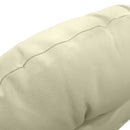 Papasan cushion with zippered cover showing inner filling