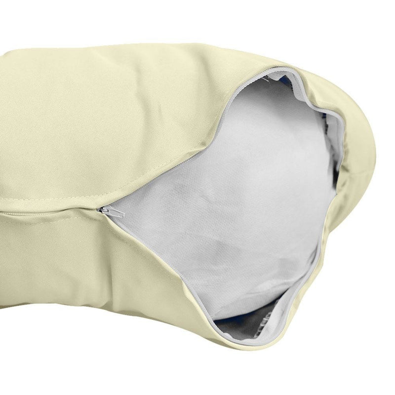 AD005 48" x 6" Round Papasan Ottoman Cushion 12 Lbs Fiberfill Polyester Replacement Pillow Floor Seat Swing Chair Outdoor-Indoor