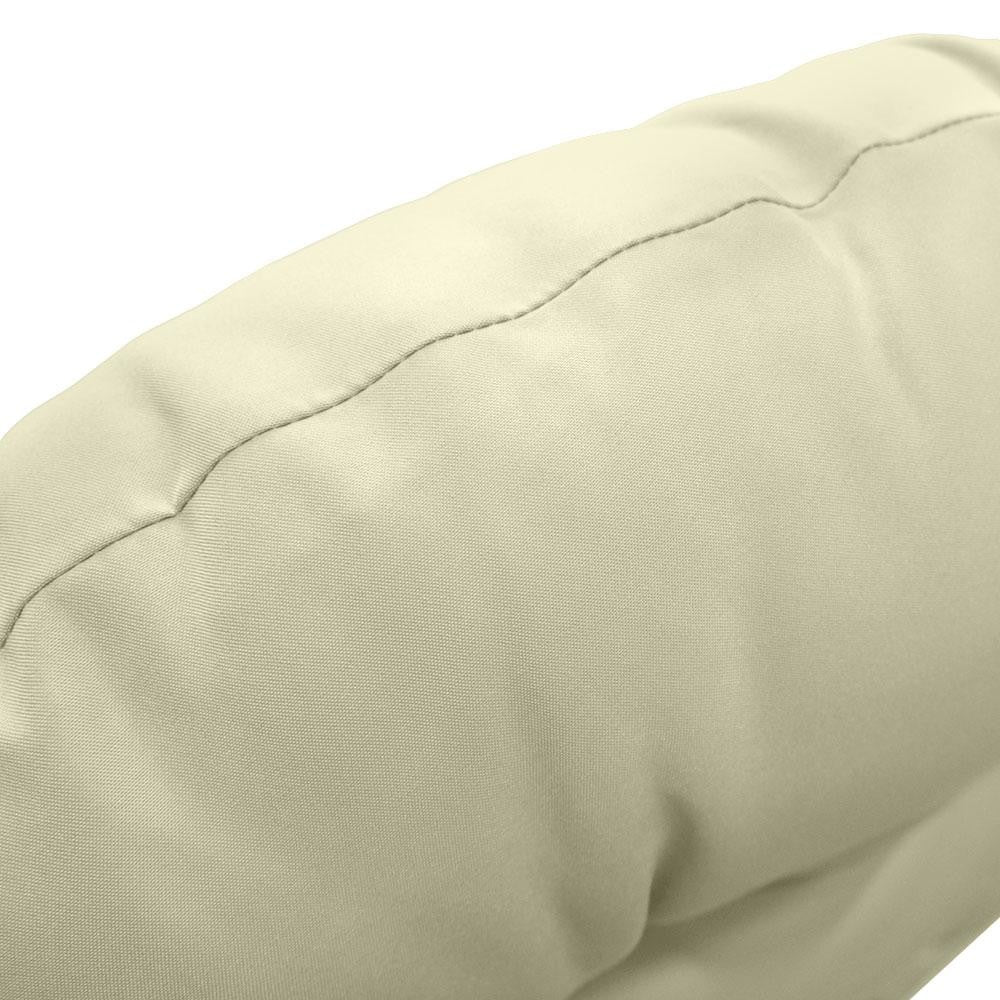Papasan cushion with zippered cover showing inner filling