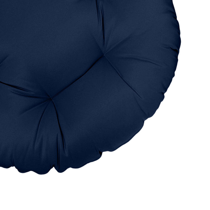 AD101 44" x 6" Round Papasan Ottoman Cushion 10 Lbs Fiberfill Polyester Replacement Pillow Floor Seat Swing Chair Outdoor-Indoor