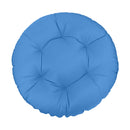 Ground papasan chair cushion, 6-inch thick, tufted design for indoor and outdoor seating