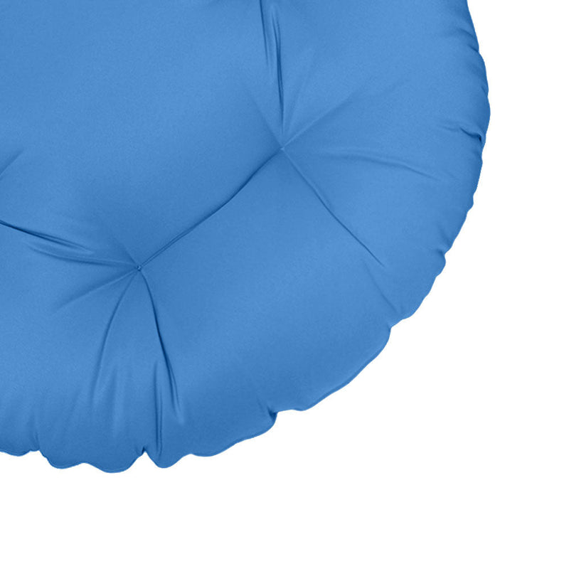 AD102 44" x 6" Round Papasan Ottoman Cushion 10 Lbs Fiberfill Polyester Replacement Pillow Floor Seat Swing Chair Outdoor-Indoor