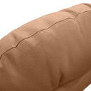 Papasan cushion with zippered cover showing inner filling