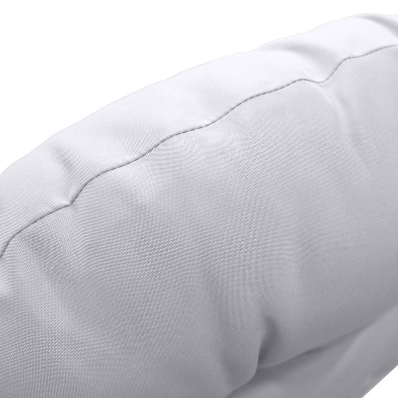 Papasan cushion with zippered cover showing inner filling