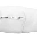 6-inch thick papasan cushion on black rattan chair for indoor or outdoor use