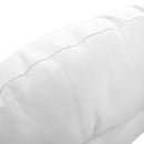 Papasan cushion with zippered cover showing inner filling