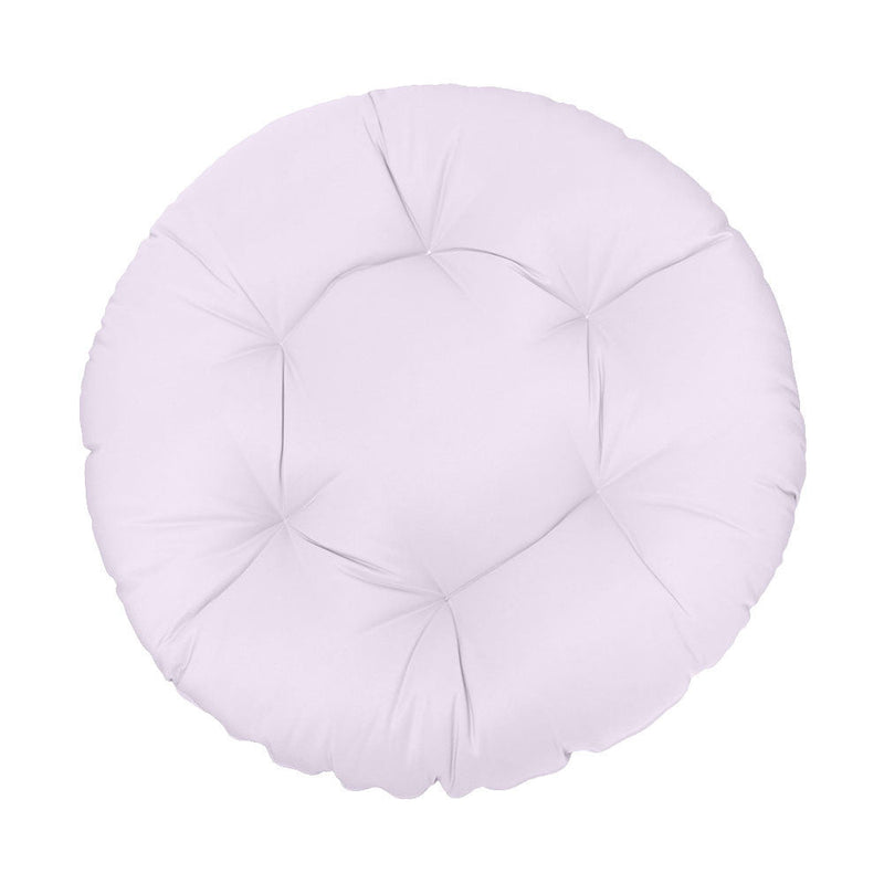 AD107 44" x 6" Round Papasan Ottoman Cushion 10 Lbs Fiberfill Polyester Replacement Pillow Floor Seat Swing Chair Outdoor-Indoor