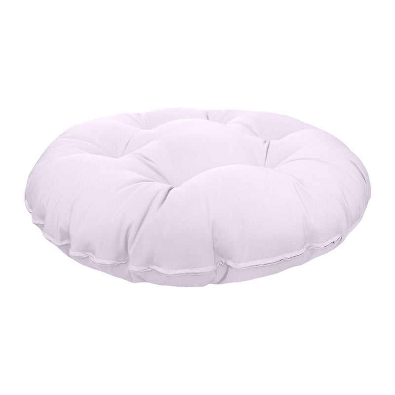 AD107 44" x 6" Round Papasan Ottoman Cushion 10 Lbs Fiberfill Polyester Replacement Pillow Floor Seat Swing Chair Outdoor-Indoor