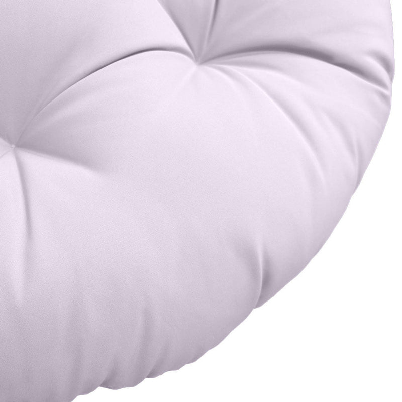 AD107 44" x 6" Round Papasan Ottoman Cushion 10 Lbs Fiberfill Polyester Replacement Pillow Floor Seat Swing Chair Outdoor-Indoor