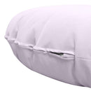 Papasan cushion side view showing stitched seam on fabric