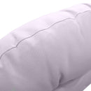 Papasan cushion side view showing stitched seam on fabric