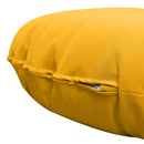 Papasan cushion side view showing stitched seam on fabric