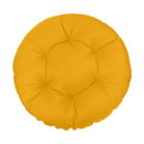 Ground papasan chair cushion, 6-inch thick, tufted design for indoor and outdoor seating