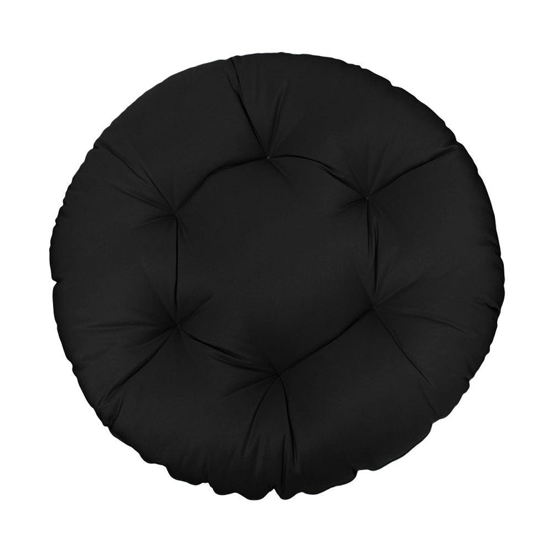 AD109 44" x 6" Round Papasan Ottoman Cushion 10 Lbs Fiberfill Polyester Replacement Pillow Floor Seat Swing Chair Outdoor-Indoor