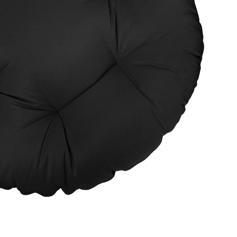 AD109 44" x 6" Round Papasan Ottoman Cushion 10 Lbs Fiberfill Polyester Replacement Pillow Floor Seat Swing Chair Outdoor-Indoor