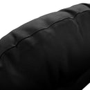 Papasan cushion with zippered cover showing inner filling