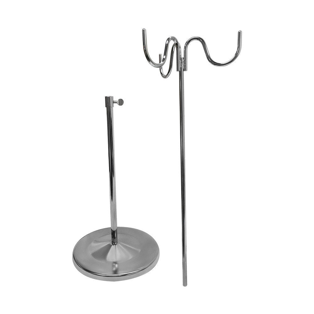 Adjustable 15''-28'' Chrome Triple Purse Display Fixture Retail Store Display