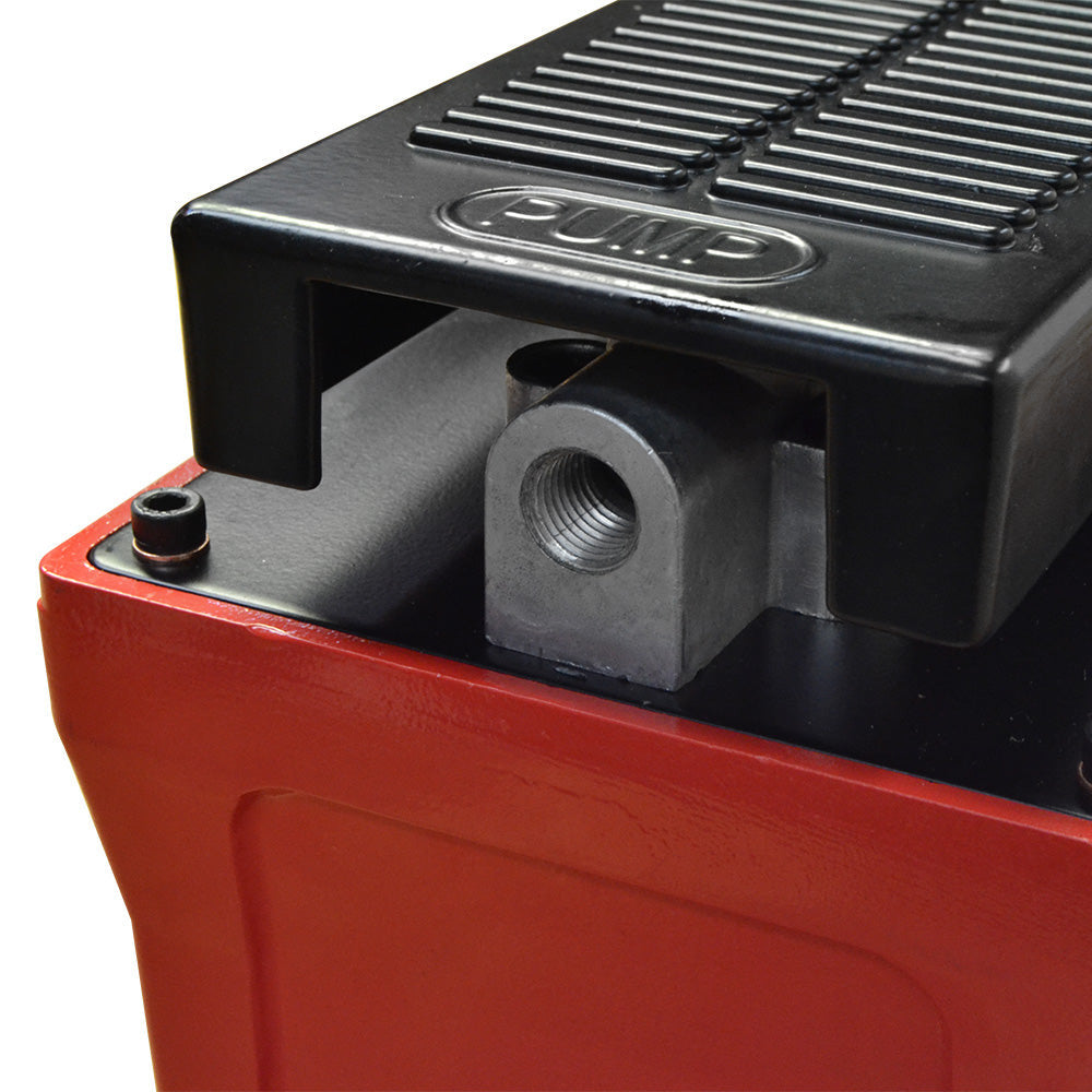 AF1 10,000 PSI Air Hydraulic Foot Pedal Pump Pneumatic Power Unit with Hose