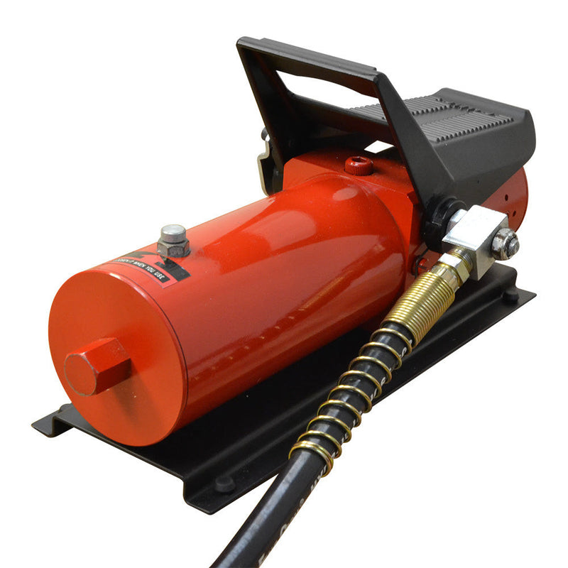 AF2 Pneumatic 10,000 PSI Air Hydraulic Pump Foot Pedal 48" Hose  & Coupler Included