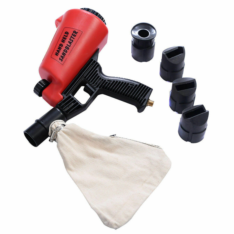 Air Hand Held SandBlaster Gun Gravity Feed Sand Blaster