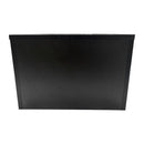 Black 18'' x 18'' x 12'' Cube Pedestal Display Knockdown Base Retail Fixture
