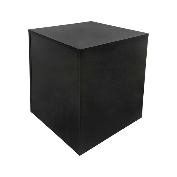 Black 24'' High Knockdown Bases Pedestal Base Box Cube Display Fixture Retail Warehouse