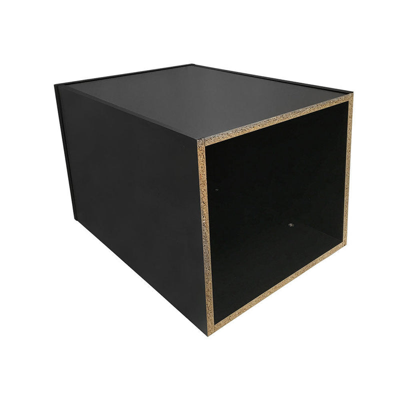 Black 24'' High Knockdown Bases Pedestal Base Box Cube Display Fixture Retail Warehouse