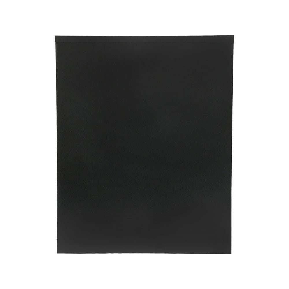 Black 24" High Knockdown Pedestal Display Base | Box Cube Fixture for Retail Stores, Galleries, and Exhibitions | Modern Display Stand for Merchandise, Art & Decor