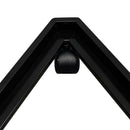 BLACK 3 Way Triangle Rolling Base Display Gridwall Grid Panel Casters Dolly 24" x 27"