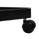 BLACK 3 Way Triangle Rolling Base Display Gridwall Grid Panel Casters Dolly 24" x 27"