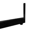 BLACK Gondola Base Floor Stand Display Gridwall Grid Panel Retail Fixture 50" x 25"