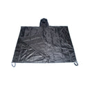 BLACK Military USMC G.I Style All Weather Poncho Raincoat Ripstop Nylon