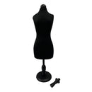 Black Mini Jersey Cover Dress Form Female Mannequin Display Jewelry Base Stand