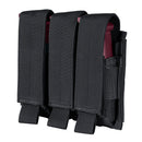 Condor Black Tactical Molle Triple Multi-Purpose Modular Mag Pouch