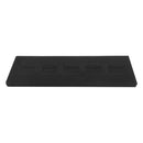 Black Velvet 5 Ring Lug Jewelry Ring Holder Display Fixture Show Case